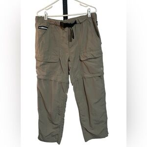 The North Face Tan Convertible Pants Sz Large